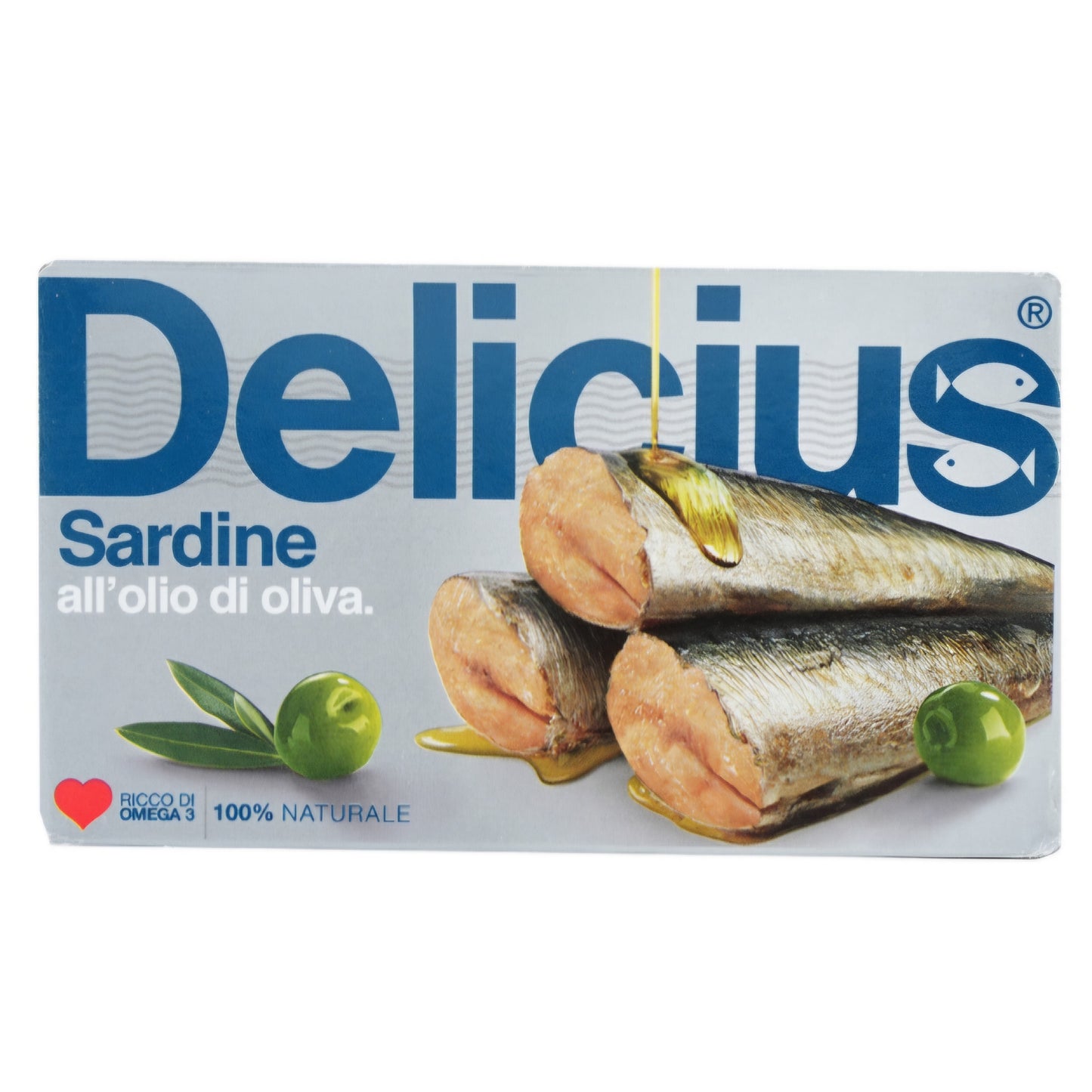 Delicius, Sardines in Olive Oil, 120 g