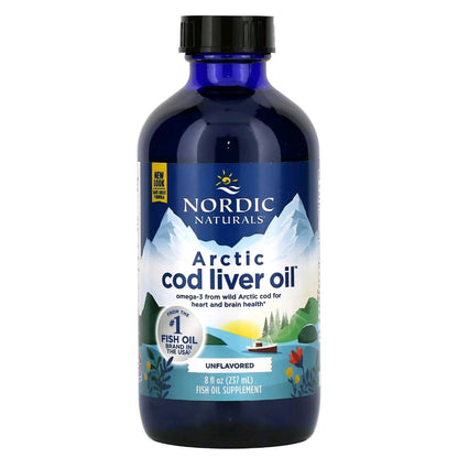 Nordic Naturals, Arctic Cod Liver Oil, Unflavored, 237 ml