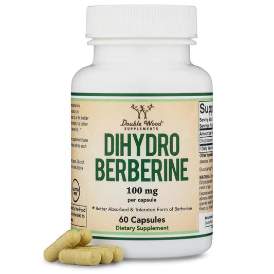 Double Wood, Dihydro Berberine, 100 mg, 60 Capsules