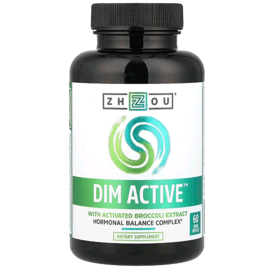 Zhou, Dim Active, with Activated Broccoli Extract, 60 Capsules