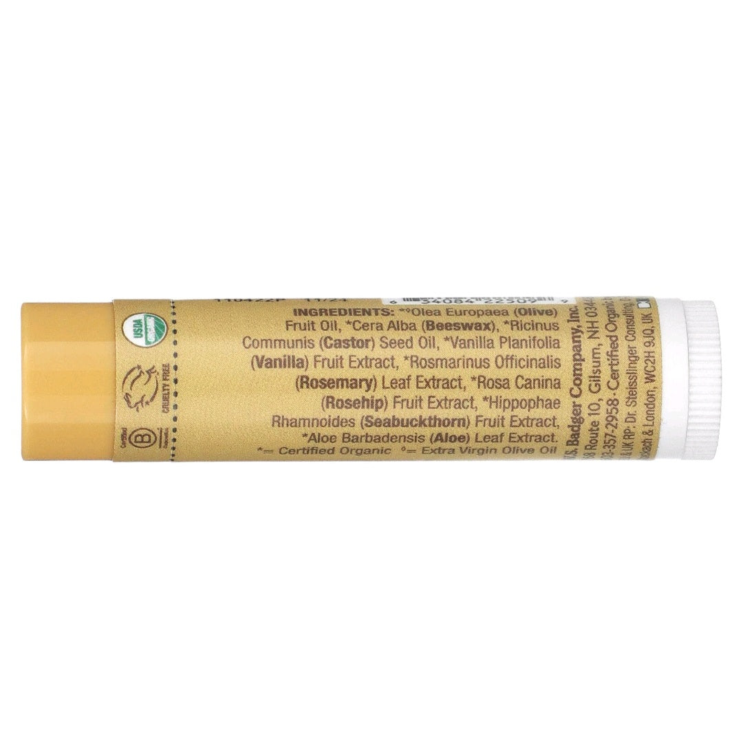 Badger, Lip Balm, Vanilla Madagascar, 4.2 g