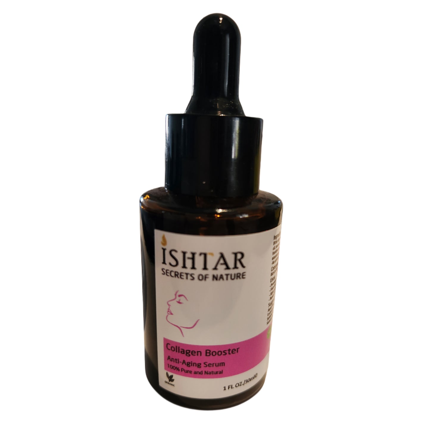 Ishtar, Organic Collagen Booster Anti-Aging Serum, 100% Natural