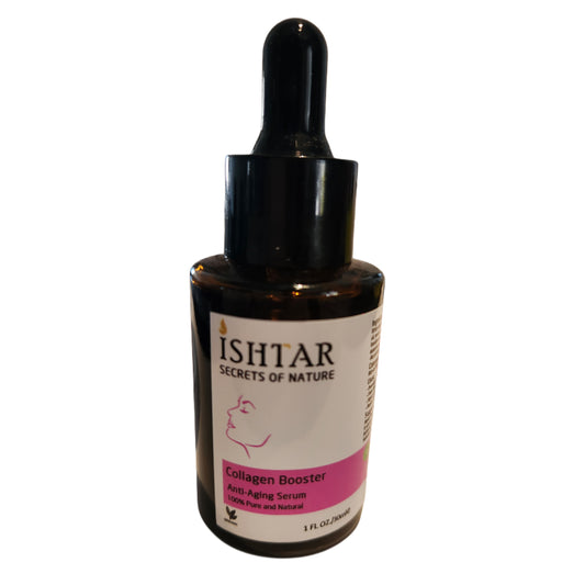 Ishtar, Organic Collagen Booster Anti-Aging Serum, 100% Natural