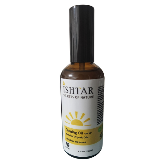 Ishtar, Organic Tanning Oil SPF 30, 100% Natural
