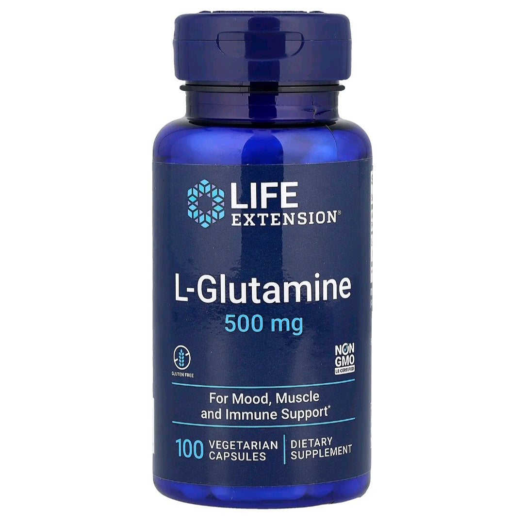 Life Extension, L-Glutamine, 500 mg