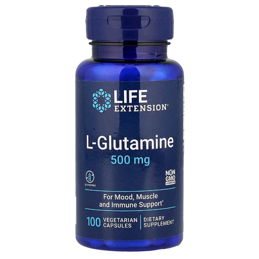 Life Extension, L-Glutamine, 500 mg