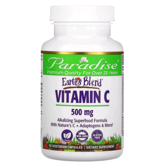 Paradise Herbs, Vitamin C, 500 mg, 90 capsules