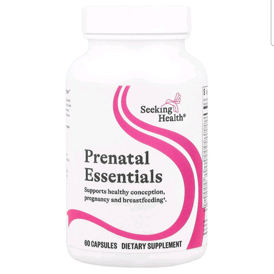 Seeking Health, Prenatal Essentials, 60 Capsules