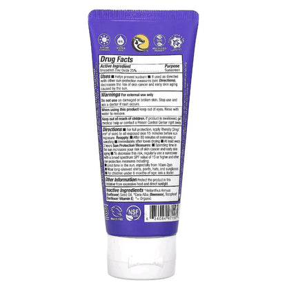 Badger, Adventure, Mineral Sunscreen Cream, SPF 50, Unscented, 87 ml