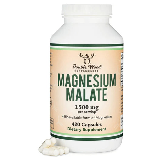 Double Wood, Magnesium Malate, 1500 mg, 420 Capsules