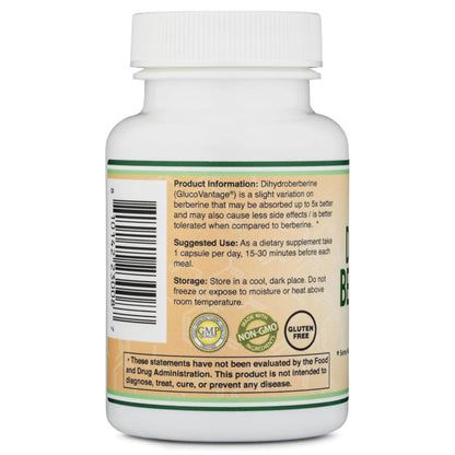 Double Wood, Dihydro Berberine, 100 mg, 60 Capsules