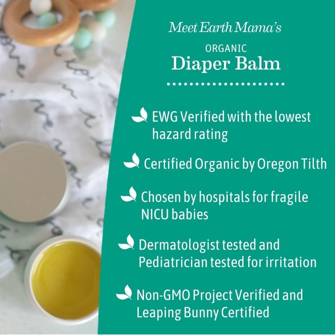 Earth Mama, Organic Diaper Balm, 60 ml