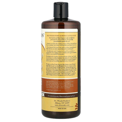 Dr. Woods, Almond Castile Soap Shampoo with Fair Trade Shea Butter, 946 ml