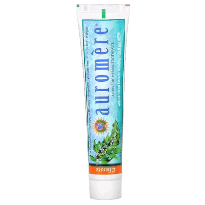 Auromere, Ayurvedic Herbal Toothpaste, Classic, 117 g