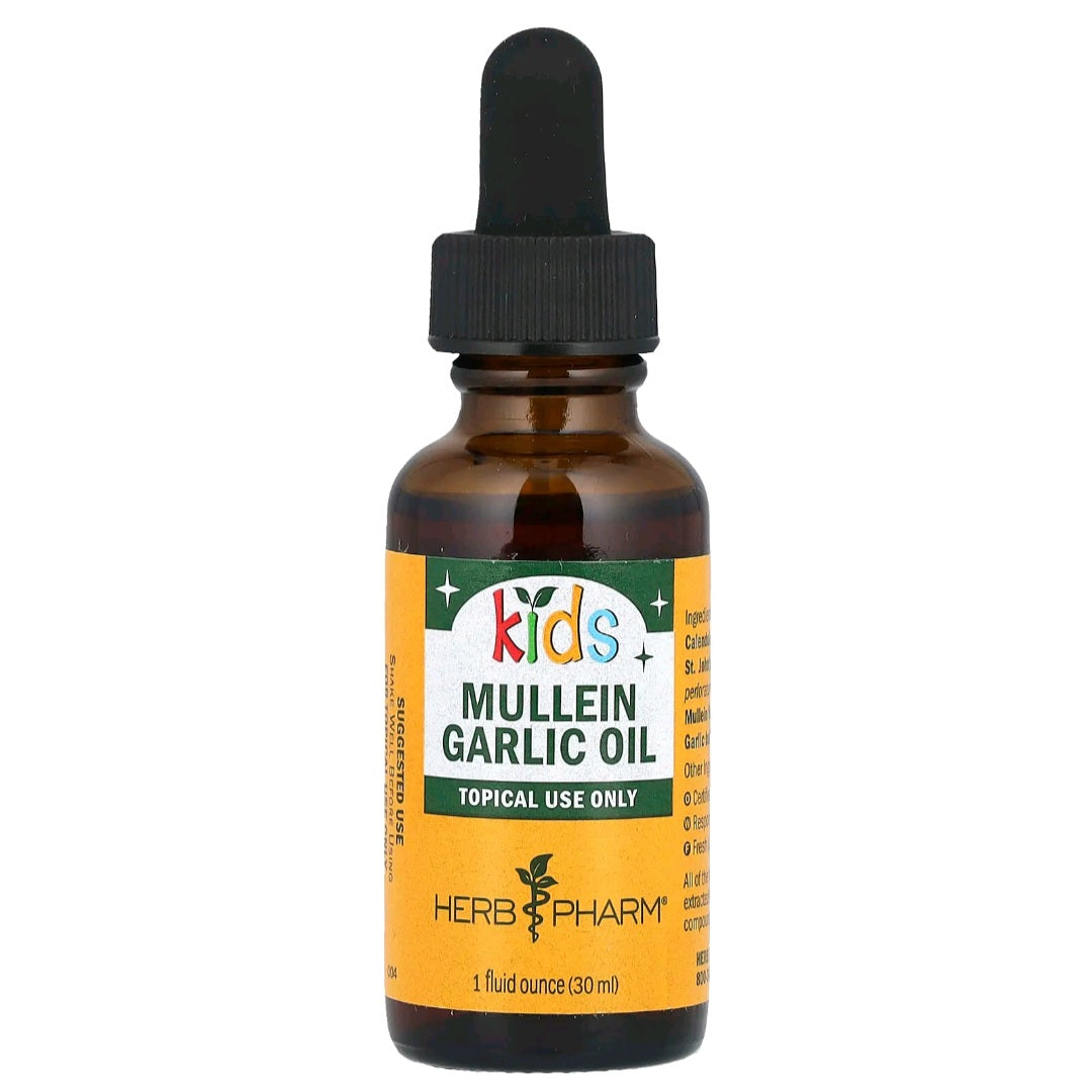 Herb Pharm, Garlic Mullein Oil, 30 ml