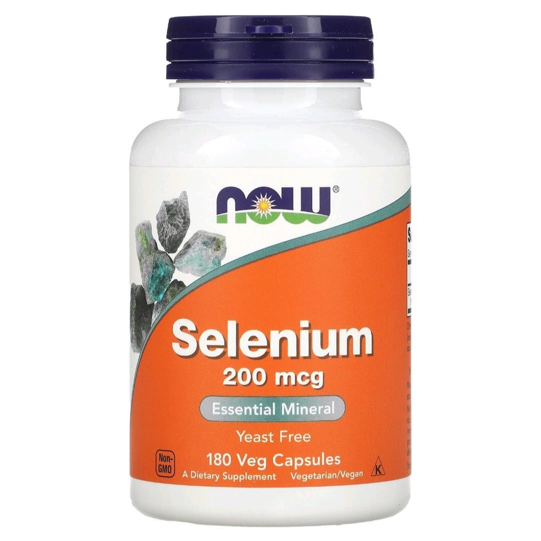 NOW Foods, Selenium, 200 mcg, 180 Capsules