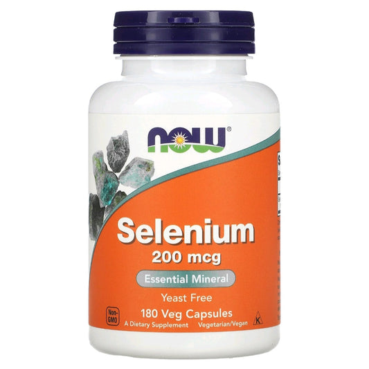 NOW Foods, Selenium, 200 mcg, 180 Capsules