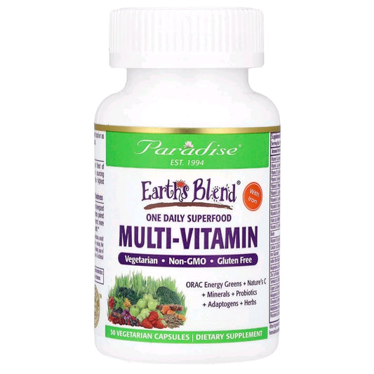 Paradise Herbs, One Daily Superfood MultiVitamin, 30 Capsules
