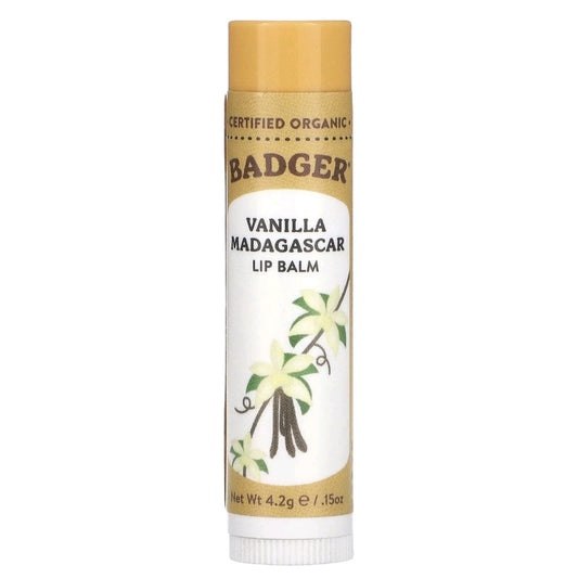 Badger, Lip Balm, Vanilla Madagascar, 4.2 g