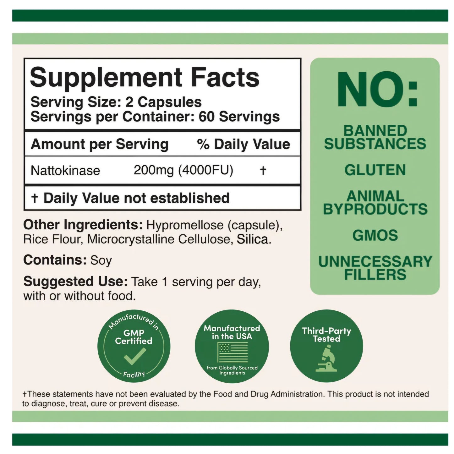 Double Wood, Nattokinase, 4000 FU, 200 mg, 120 Capsules