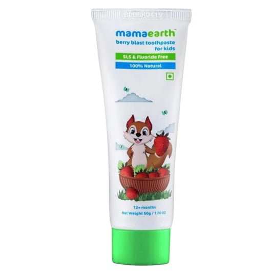 Mama Earth, Kids Toothpaste, Berry Blast, Fluoride Free, 100% Natural