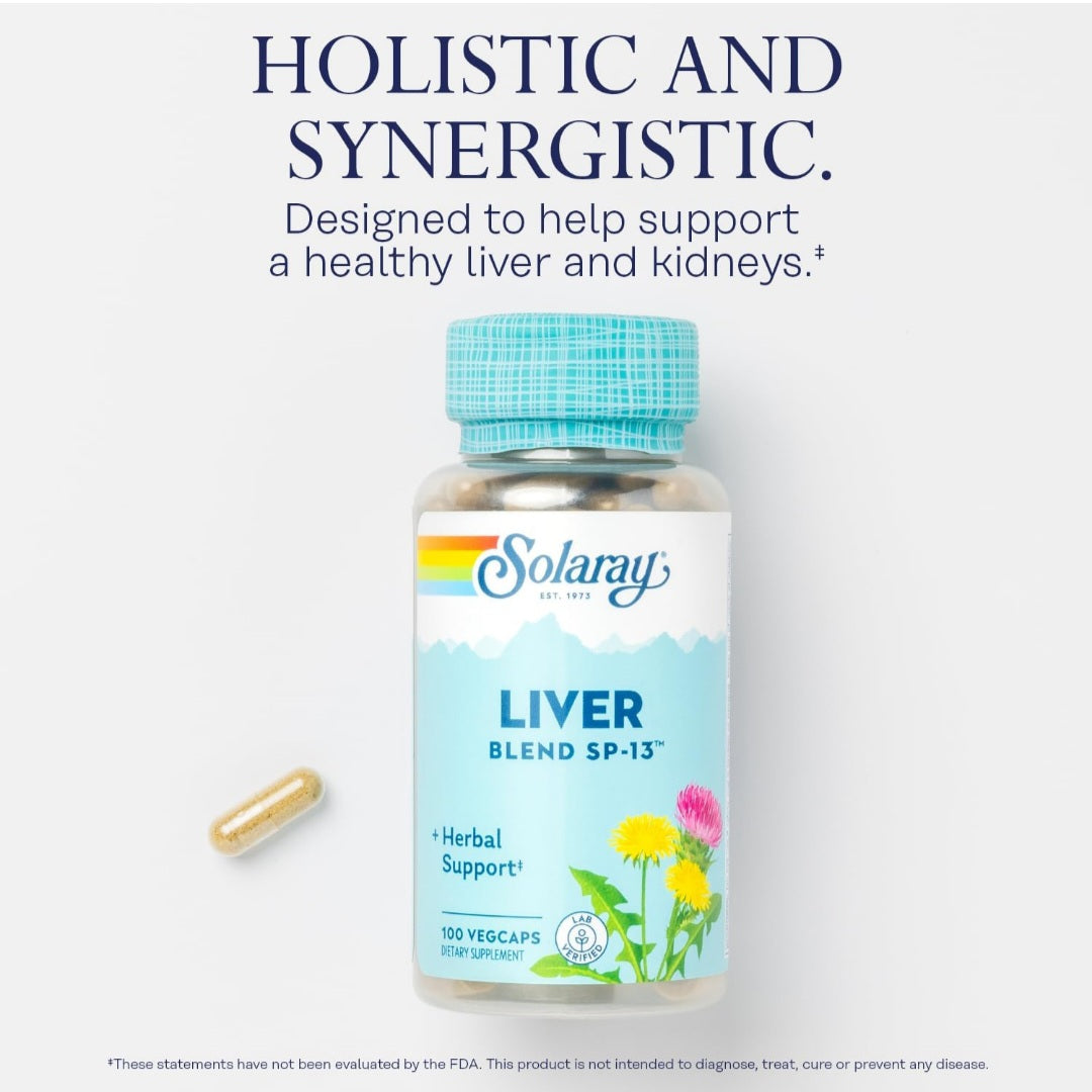 Solaray, Liver Blend SP-13, 100 Capsules