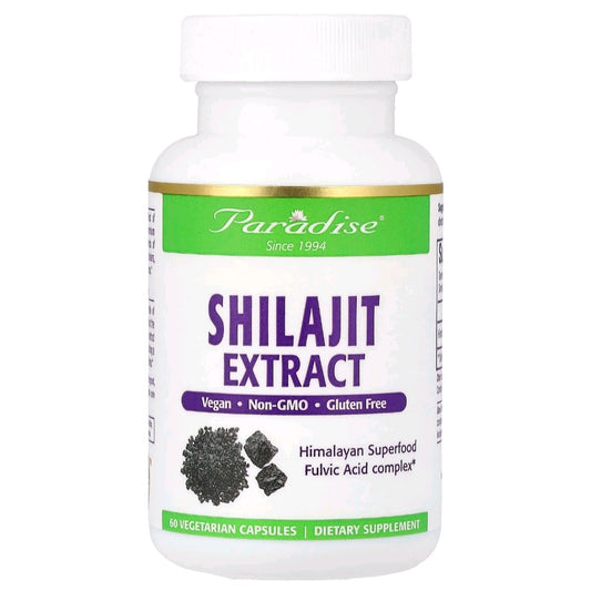 Paradise Herbs, Shilajit Extract, 250 mg, 60 Capsules