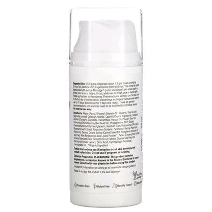 NOW Foods, Progesterone from Wild Yam, Balancing Skin Cream, Unscented, 20 mg, 85 g