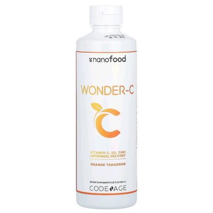 Codeage, Nanofood, Wonder-C, Orange Tangerine, 450 ml