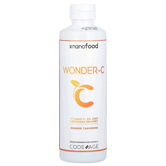 Codeage, Nanofood, Wonder-C, Orange Tangerine, 450 ml