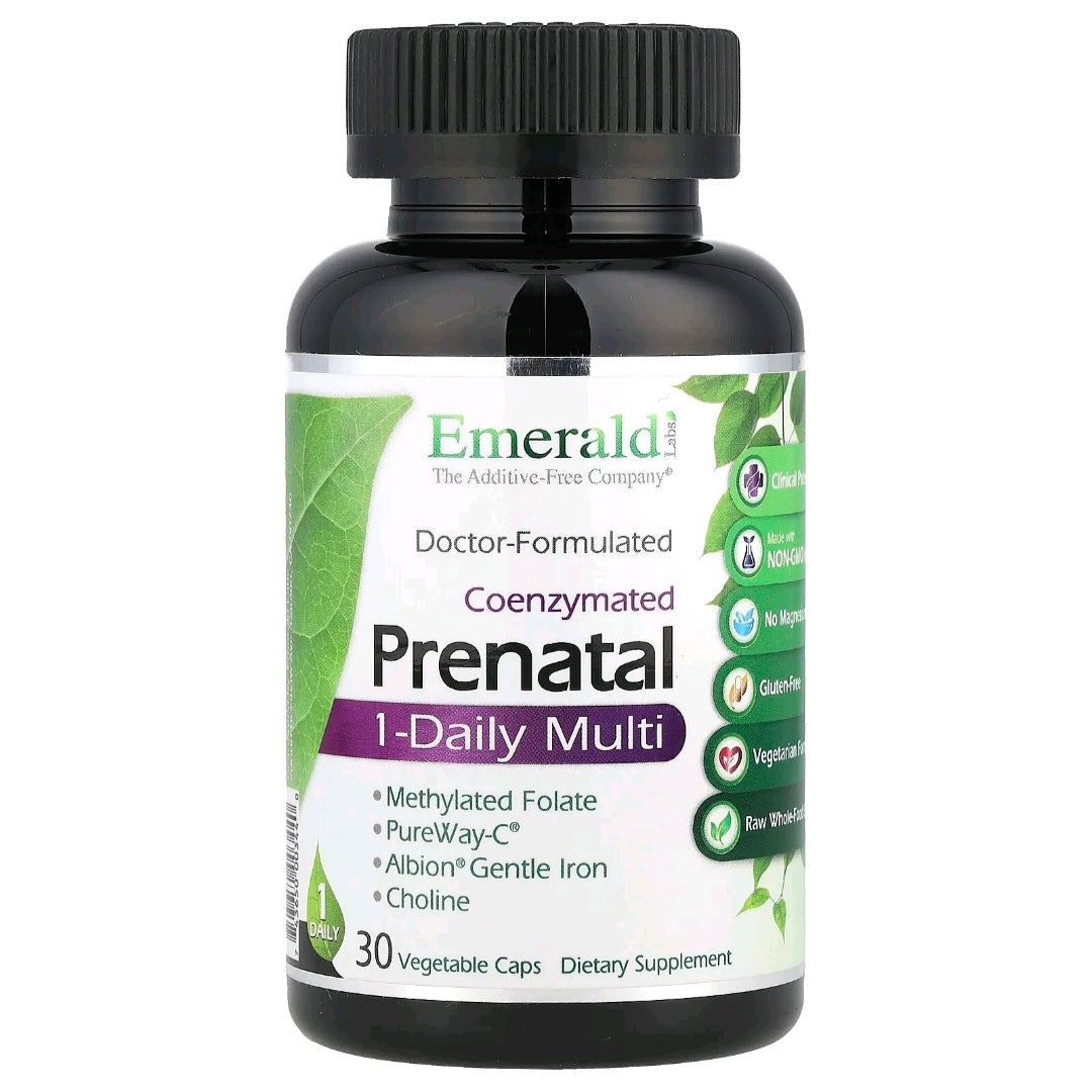 Emerald, Prenatal 1-Daily Multi-Vitamin, 30 Capsules