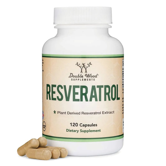 Double Wood, Resveratrol, 500 mg, 120 Capsules