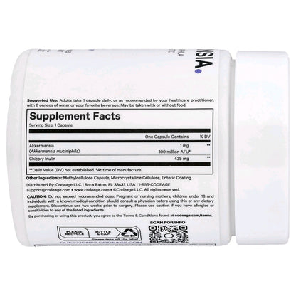 Codeage, Akkermansia, 90 Capsules