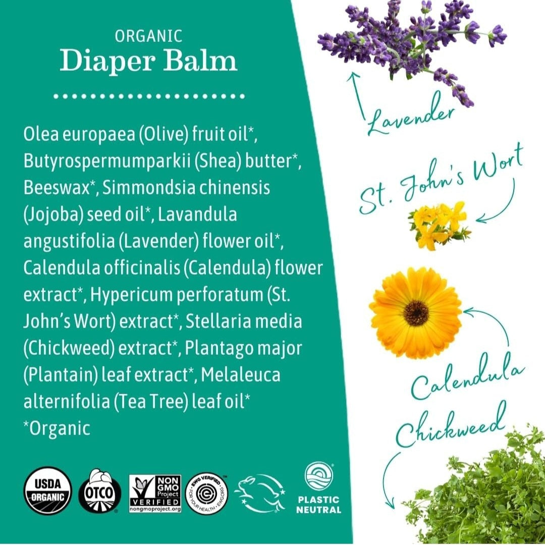 Earth Mama, Organic Diaper Balm, 60 ml