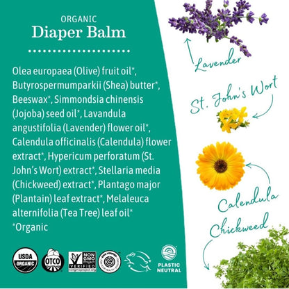 Earth Mama, Organic Diaper Balm, 60 ml