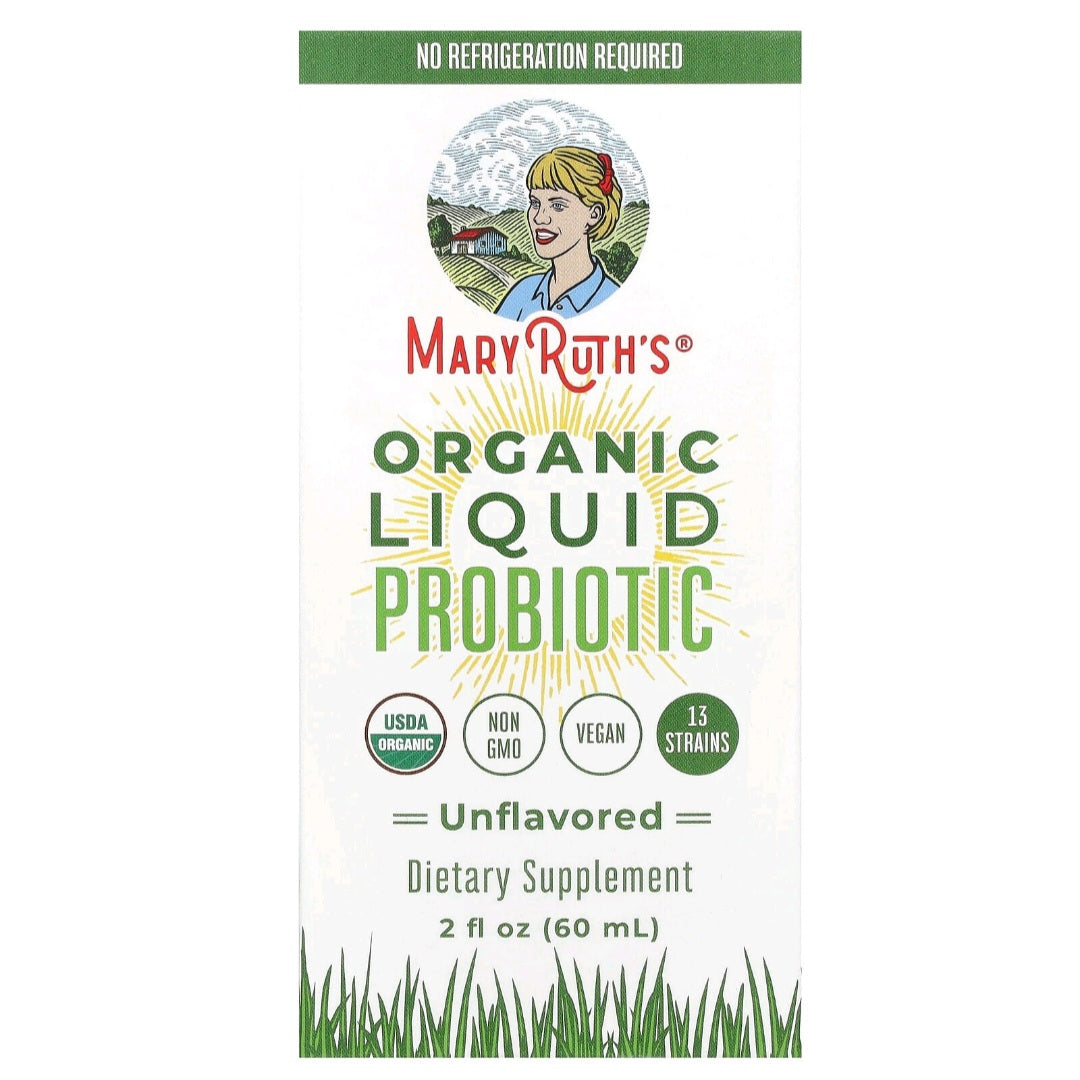 Mary Ruth's, Organic Liquid Probiotic, 60 ml