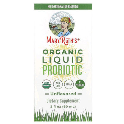 Mary Ruth's, Organic Liquid Probiotic, 60 ml