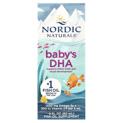 Nordic Naturals, Baby's DHA, Cod Liver Oil, 60 ml