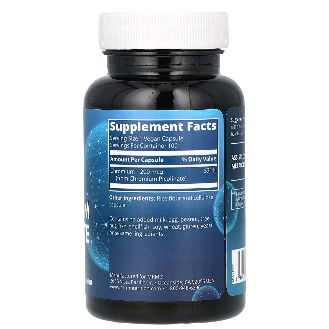 MRM Nutrition, Chromium Picolinate, 100 Capsules