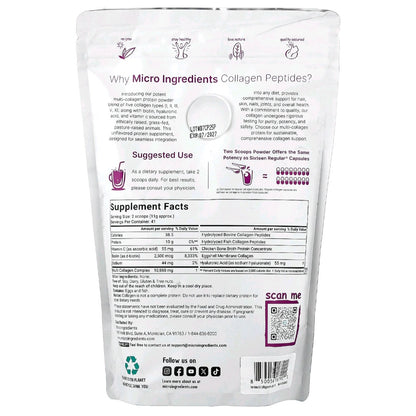 Microingredients, Collagen Peptides 454 g
