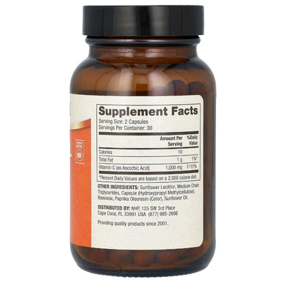 Dr. Mercola, Liposomal Vitamin C, 1000 mg, 60 Capsules (500 mg per Capsule)